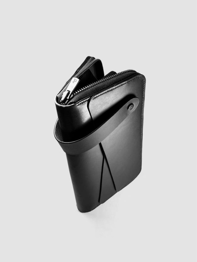 手工皮具图纸 钱卡一体包dk003-皮艺果手工皮具图纸