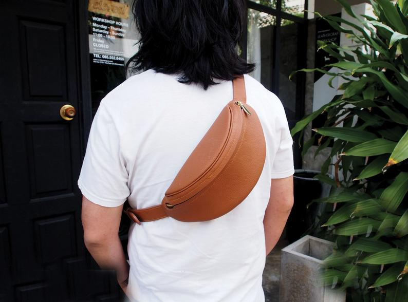 图片[4]-手工皮具图纸 胸挎包cr001-皮艺果手工皮具图纸