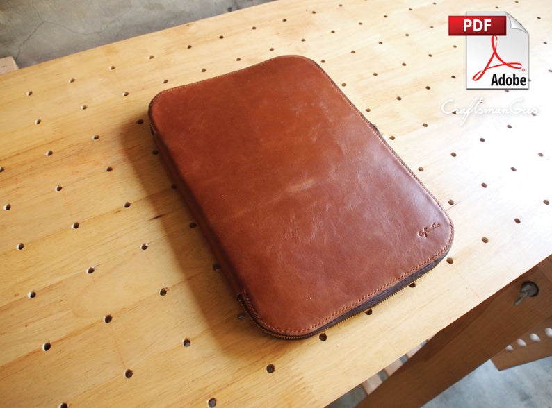 图片[2]-手工皮具图纸 护照文件收纳包cr012-皮艺果手工皮具图纸