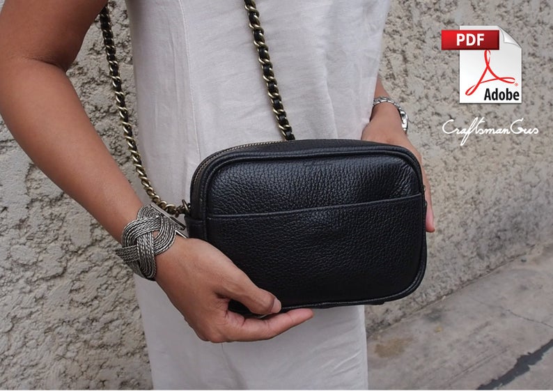 图片[4]-手工皮具图纸 豆腐包cr016-皮艺果手工皮具图纸