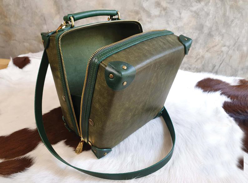 图片[2]-手工皮具图纸 mini行李包cr017-皮艺果手工皮具图纸