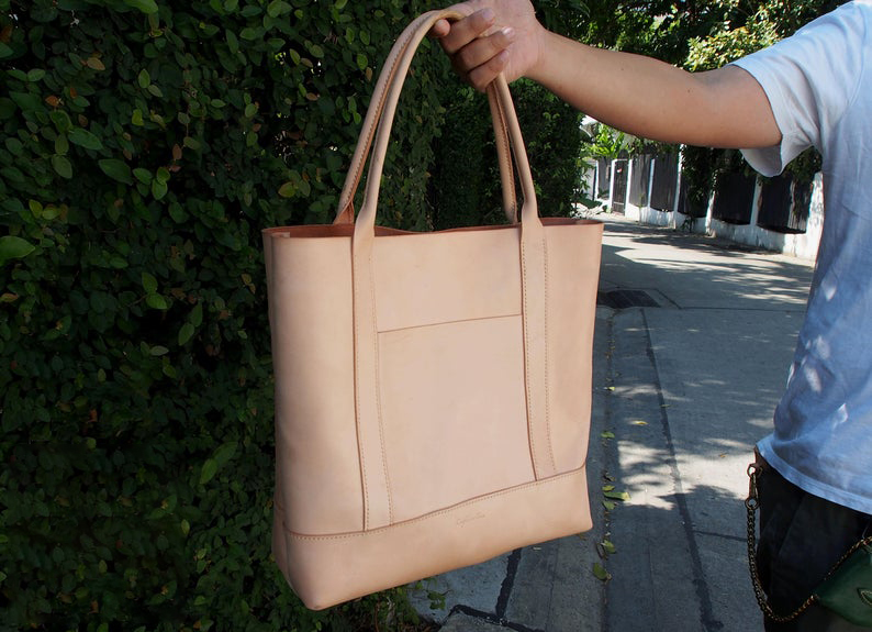 图片[2]-手工皮具图纸 托特包 cr019-皮艺果手工皮具图纸