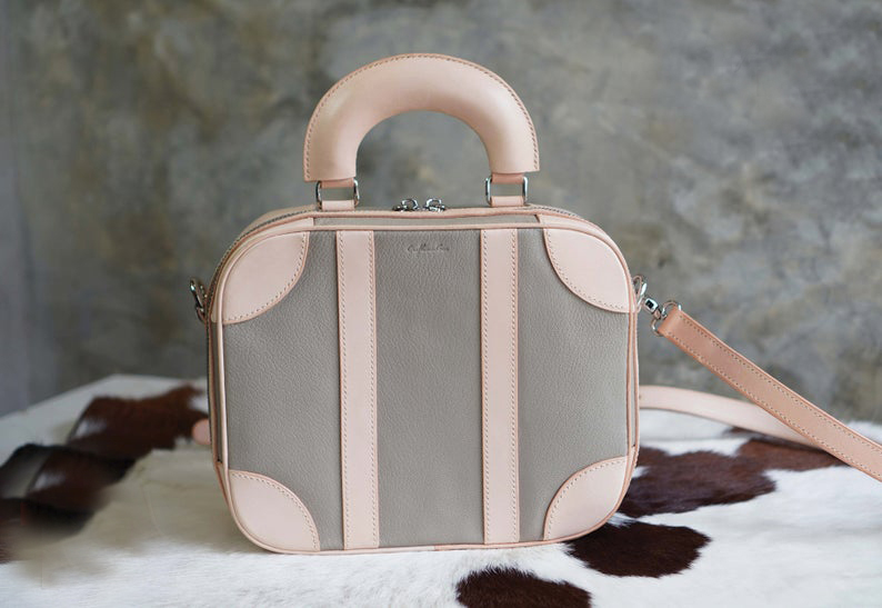 图片[4]-手工皮具图纸 手提小皮包 cr024-皮艺果手工皮具图纸