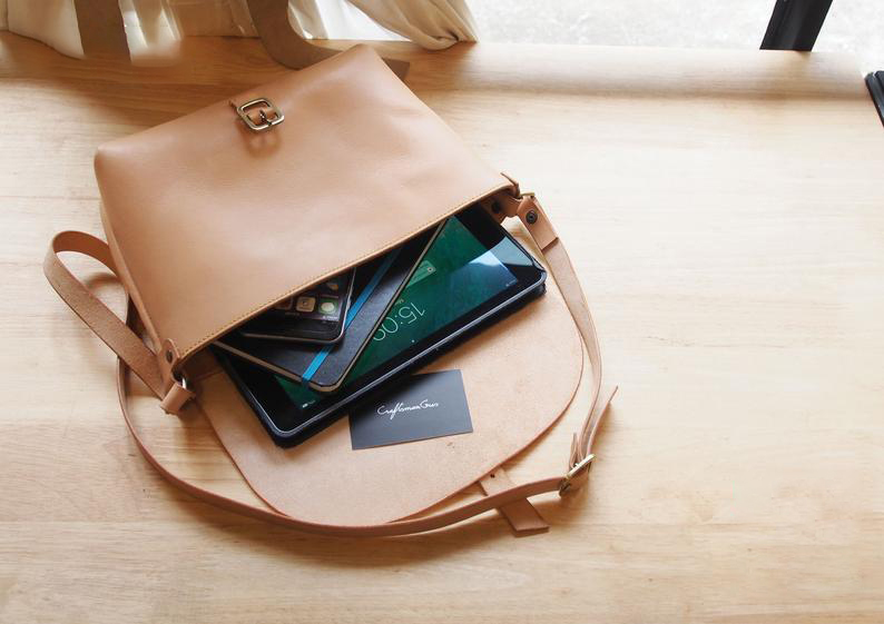 图片[2]-手工皮具图纸 邮差信使包 cr025-皮艺果手工皮具图纸