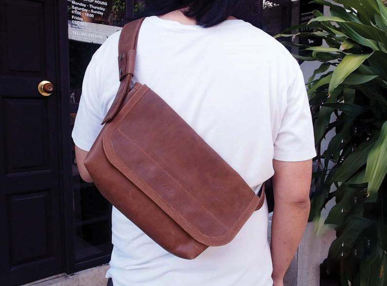 图片[3]-手工皮具图纸 邮差信使包 cr026-皮艺果手工皮具图纸