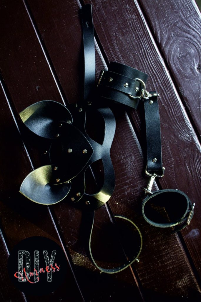 图片[1]-手工皮具图纸 SM情趣绑带sm003-皮艺果手工皮具图纸