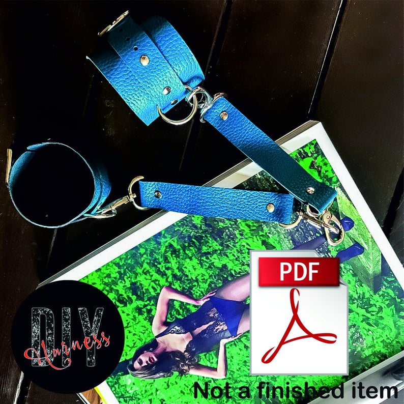 图片[3]-手工皮具图纸 SM情趣绑带sm003-皮艺果手工皮具图纸