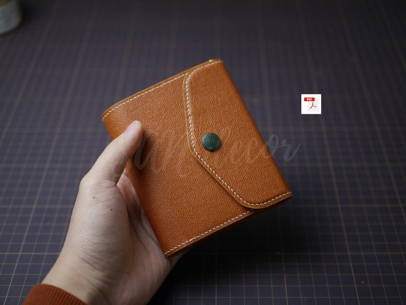 图片[3]-手工皮具图纸 多折卡包ds002-皮艺果手工皮具图纸