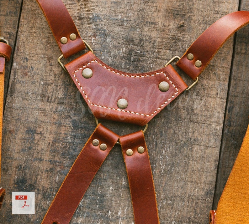 图片[3]-手工皮具图纸 机车胸衣ds007-皮艺果手工皮具图纸