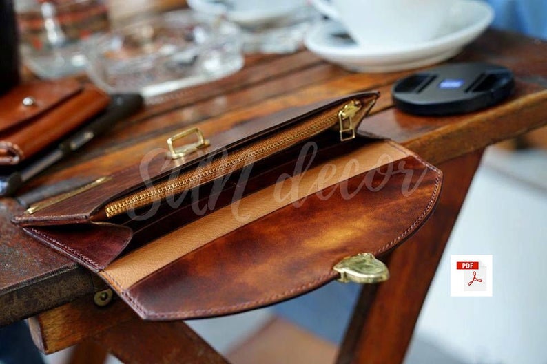 图片[3]-手工皮具图纸 钱卡包ds010-皮艺果手工皮具图纸