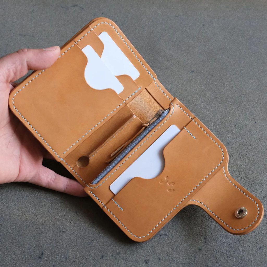 图片[3]-手工皮具图纸 卡包dg002-皮艺果手工皮具图纸