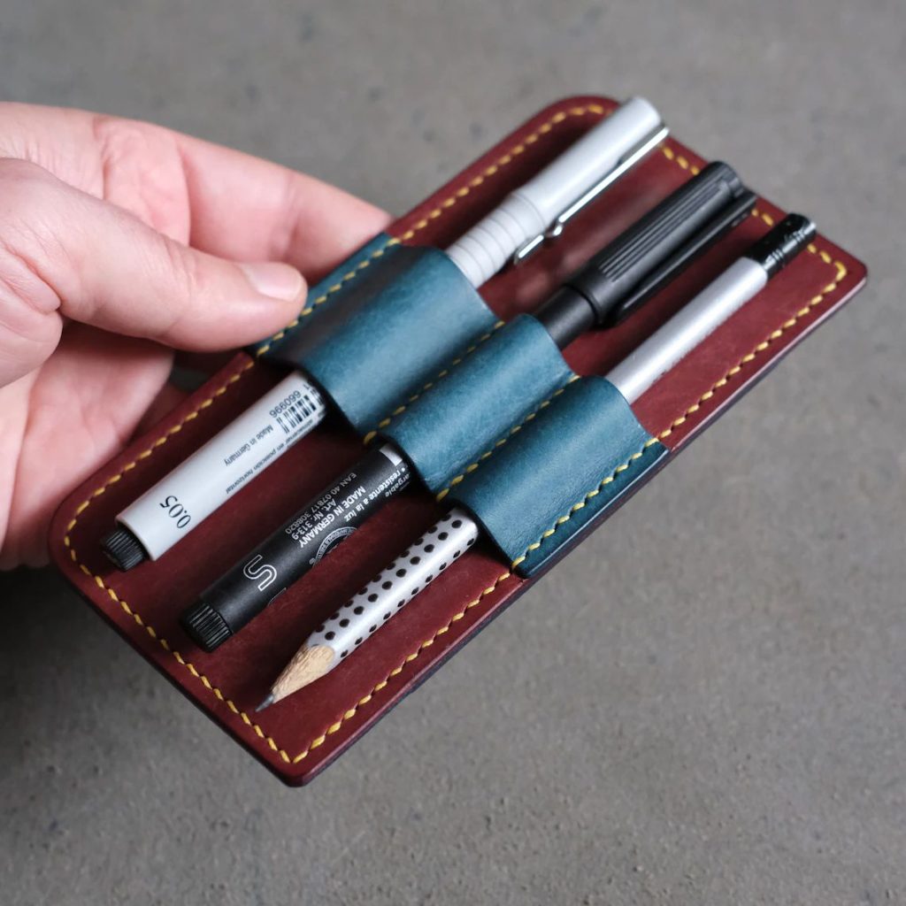 图片[2]-手工皮具图纸 记事本名片夹dg003-皮艺果手工皮具图纸