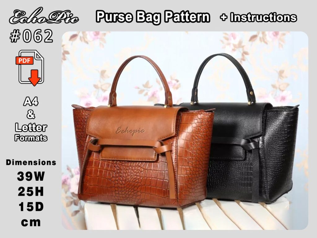 图片[4]-手工皮具图纸 鲶鱼包ec031-皮艺果手工皮具图纸