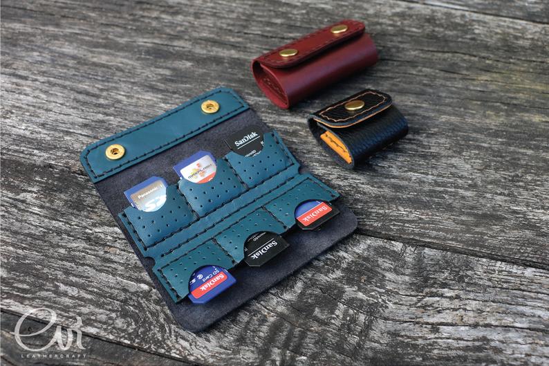 图片[3]-手工皮具图纸 sd卡套ed001-皮艺果手工皮具图纸