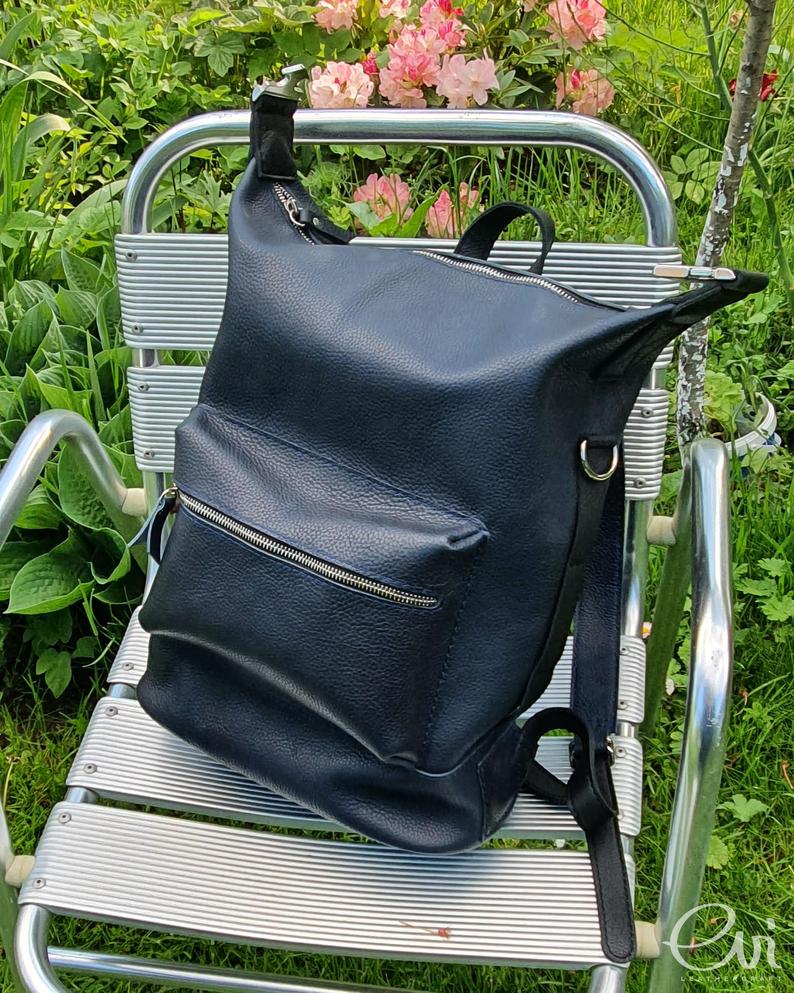 图片[4]-手工皮具图纸 双肩包ed008-皮艺果手工皮具图纸