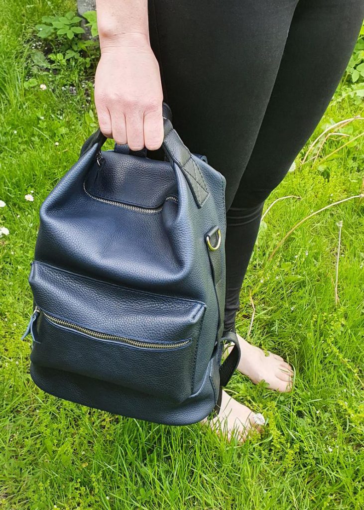 图片[3]-手工皮具图纸 双肩包ed008-皮艺果手工皮具图纸