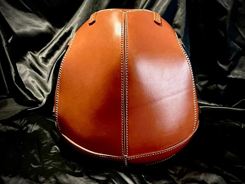 图片[3]-手工皮具图纸 冲锋头盔gc001-皮艺果手工皮具图纸