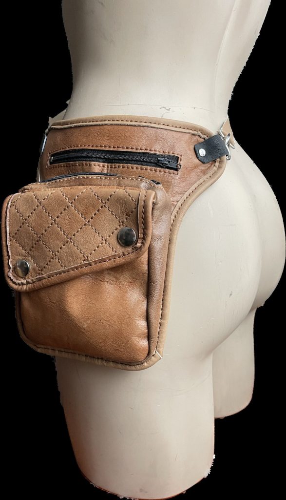 图片[1]-手工皮具图纸 腰挎包gc007-皮艺果手工皮具图纸