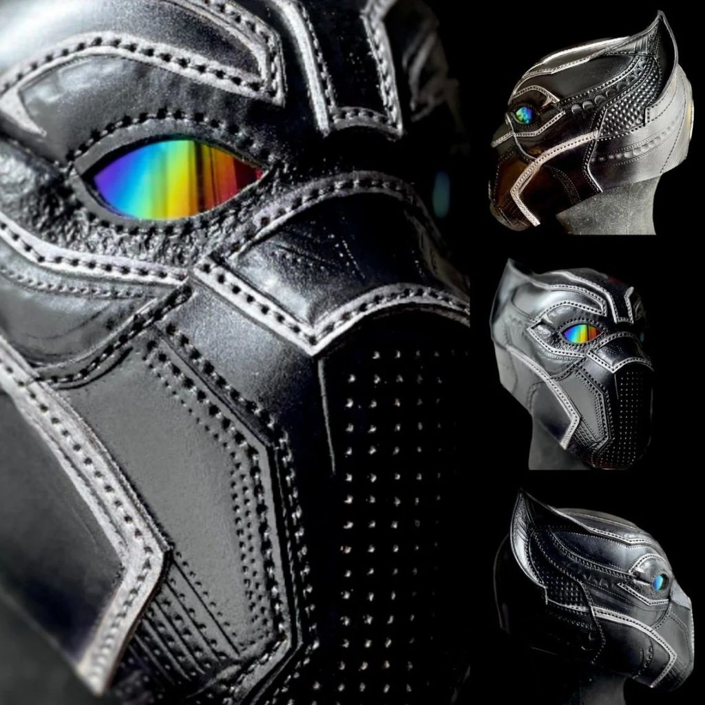 图片[4]-手工皮具图纸 黑豹头盔gc009-皮艺果手工皮具图纸