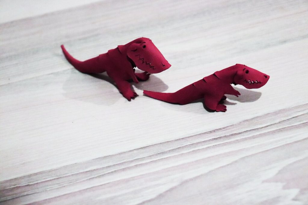 图片[3]-手工皮具图纸 小恐龙go001-皮艺果手工皮具图纸