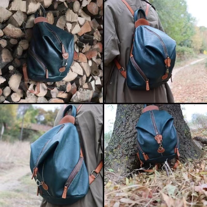 手工皮具图纸 背包go003-皮艺果手工皮具图纸