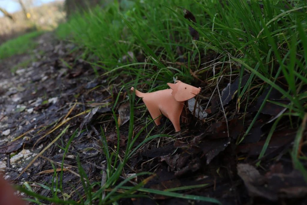 图片[2]-手工皮具图纸 皮小狗go009-皮艺果手工皮具图纸