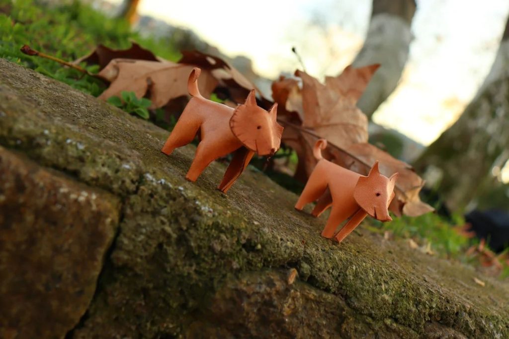 图片[1]-手工皮具图纸 皮小狗go009-皮艺果手工皮具图纸