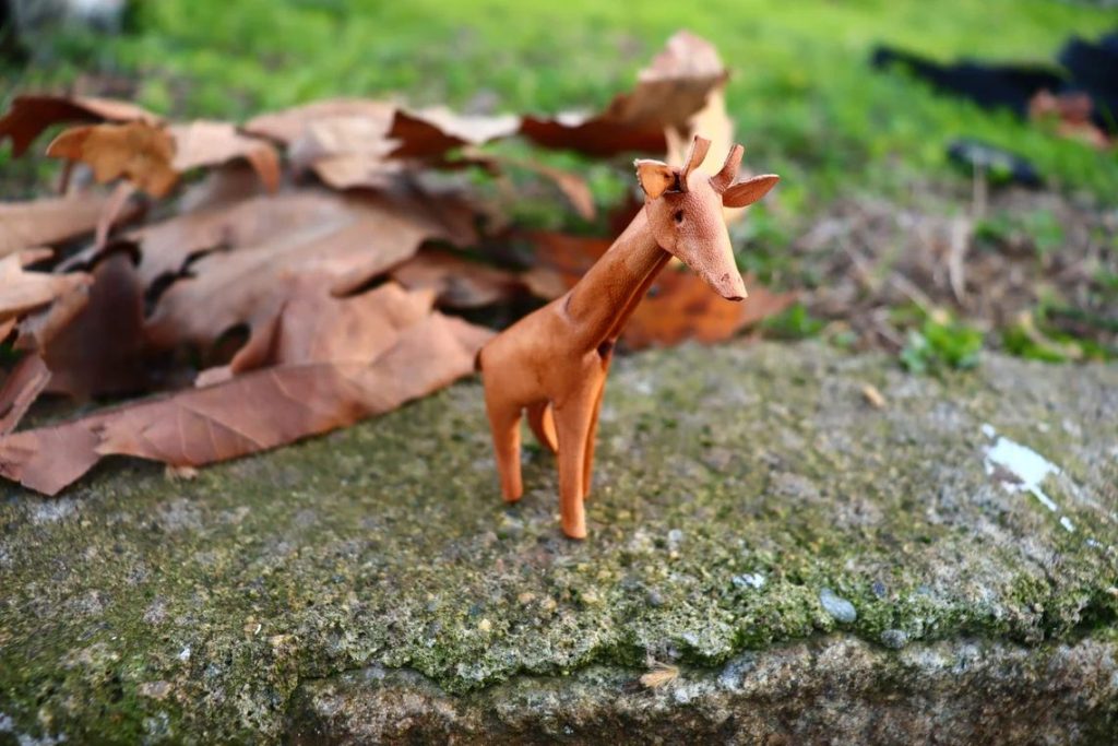 图片[2]-手工皮具图纸 长颈鹿go010-皮艺果手工皮具图纸