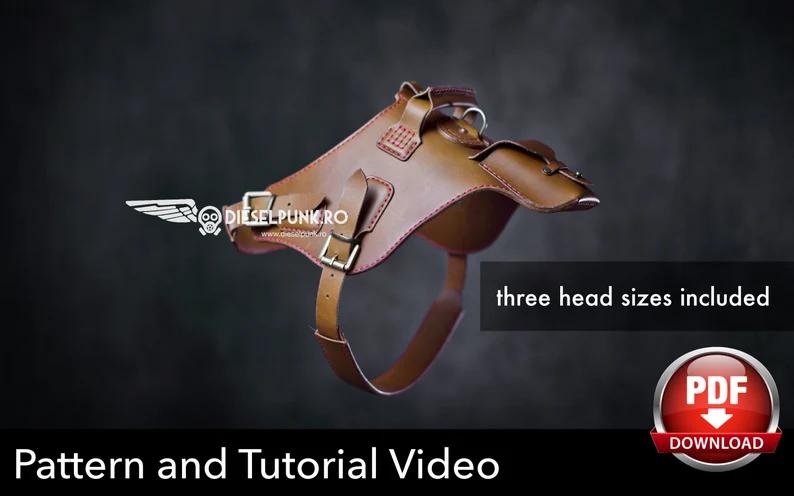 图片[3]-手工皮具图纸 狗狗牵引绳di016-皮艺果手工皮具图纸