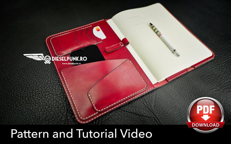 图片[3]-手工皮具图纸 手账本di019-皮艺果手工皮具图纸