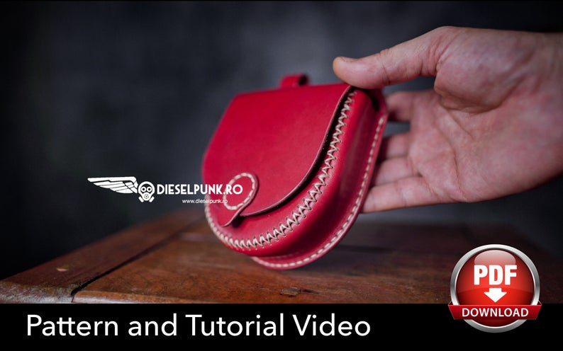 图片[3]-手工皮具图纸 腰挎包di026-皮艺果手工皮具图纸