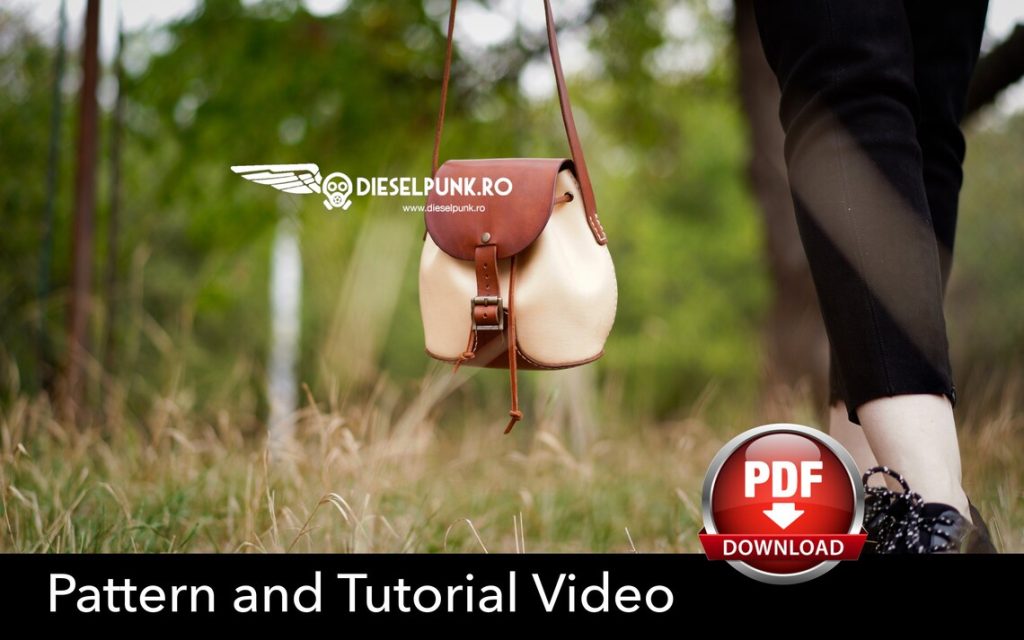 图片[1]-手工皮具图纸 MINI双肩包di052-皮艺果手工皮具图纸