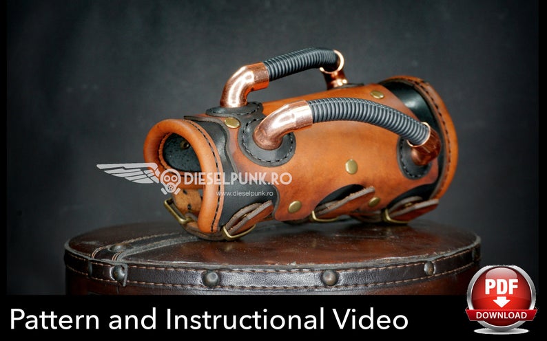 图片[3]-手工皮具图纸 护臂di053-1-皮艺果手工皮具图纸