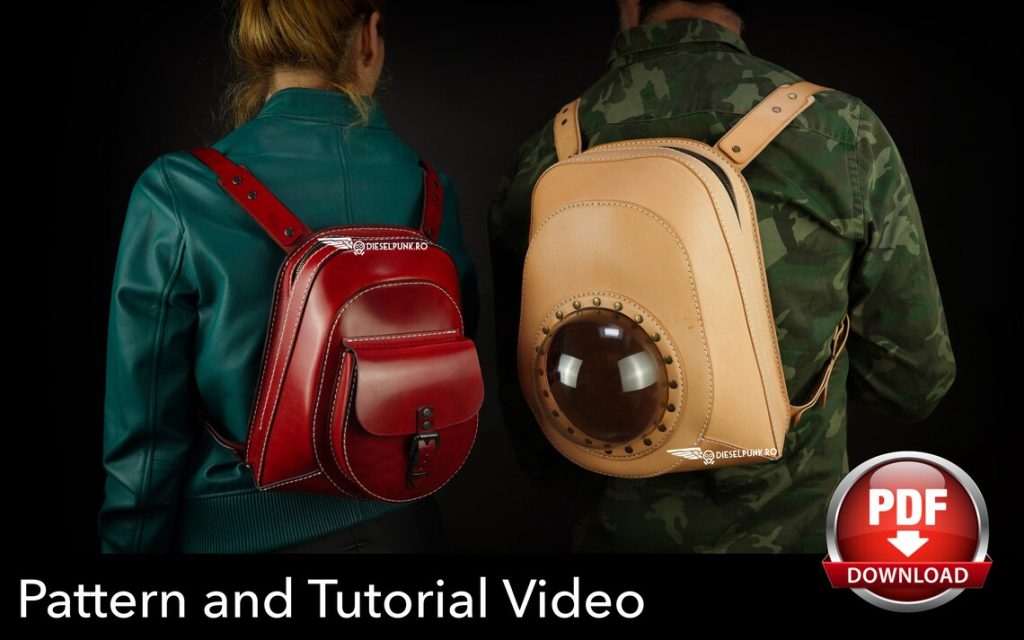 图片[3]-手工皮具图纸 猫奴背包di055-皮艺果手工皮具图纸