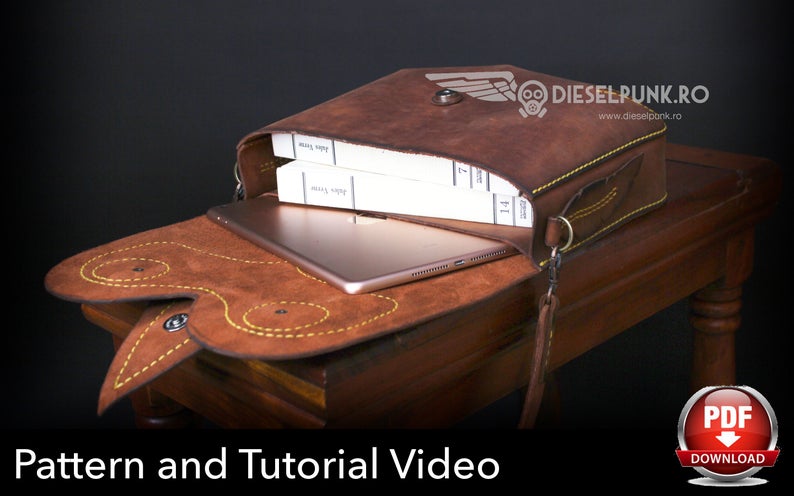 图片[2]-手工皮具图纸 猫奴背包di056-皮艺果手工皮具图纸