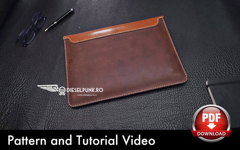 图片[3]-手工皮具图纸 电脑保护套di079-皮艺果手工皮具图纸