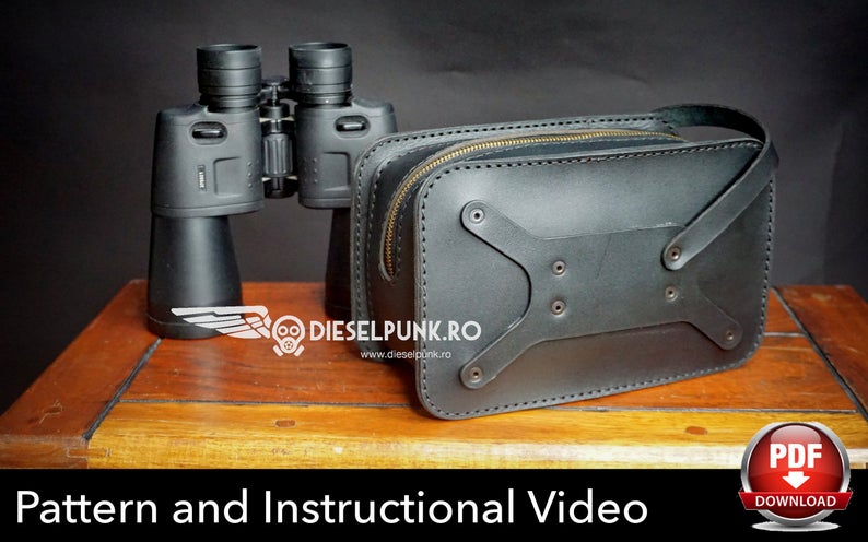 图片[2]-手工皮具图纸 烟斗包di084-皮艺果手工皮具图纸