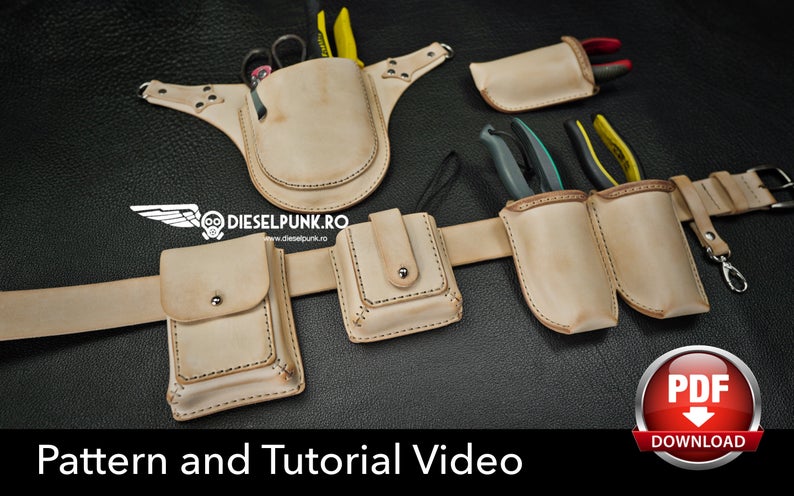 图片[2]-手工皮具图纸 腰带工具包di101-皮艺果手工皮具图纸