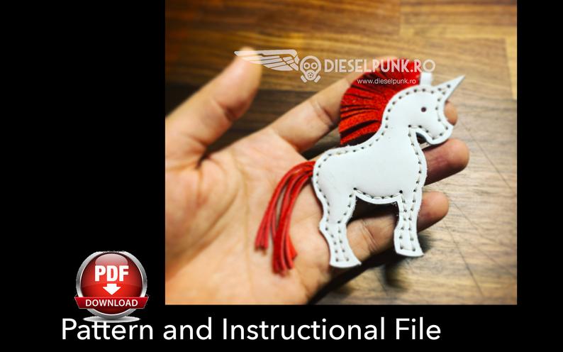 图片[5]-手工皮具图纸 小挂件di102-皮艺果手工皮具图纸