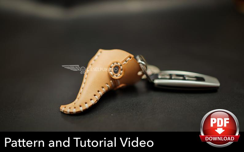 图片[3]-手工皮具图纸 小挂件di102-皮艺果手工皮具图纸