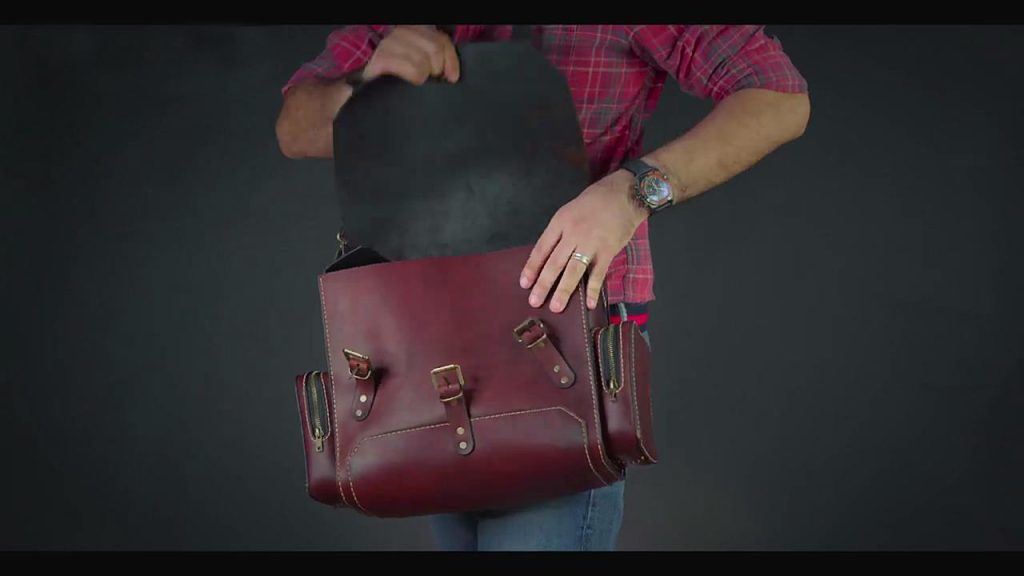 图片[3]-手工皮具图纸 邮差包di106-皮艺果手工皮具图纸