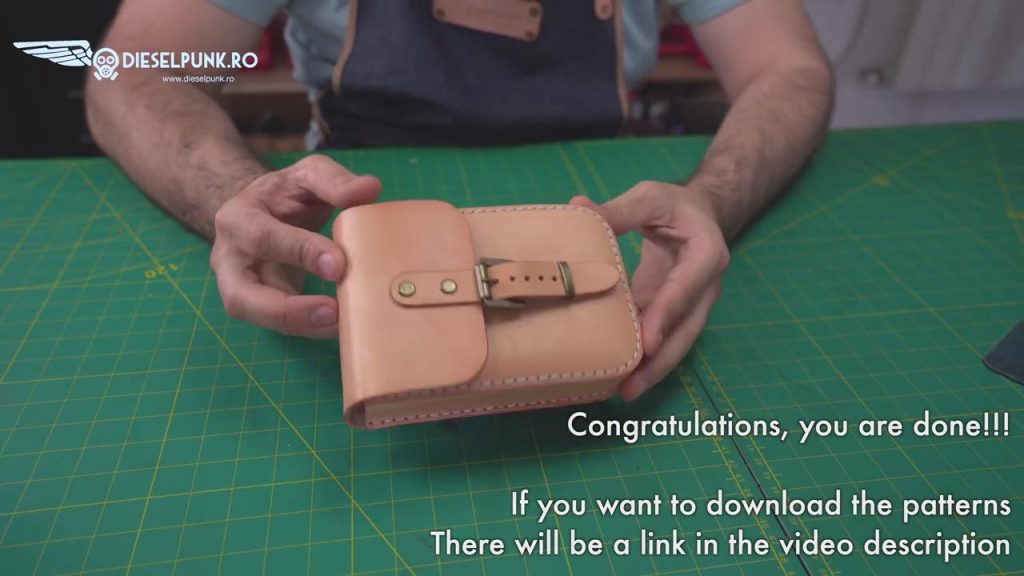 图片[1]-手工皮具图纸 植鞣小包di108-皮艺果手工皮具图纸