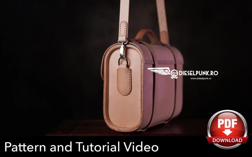 图片[2]-手工皮具图纸 邮差挎包di146-皮艺果手工皮具图纸