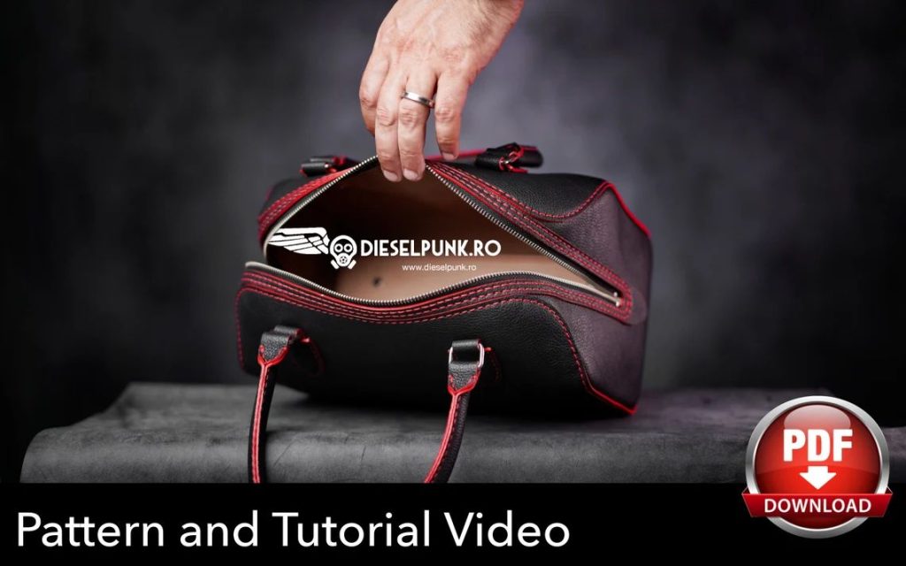 图片[3]-手工皮具图纸 波士顿包di148-皮艺果手工皮具图纸