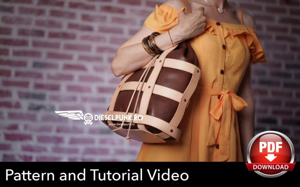 图片[3]-手工皮具图纸 篮子包di149-皮艺果手工皮具图纸