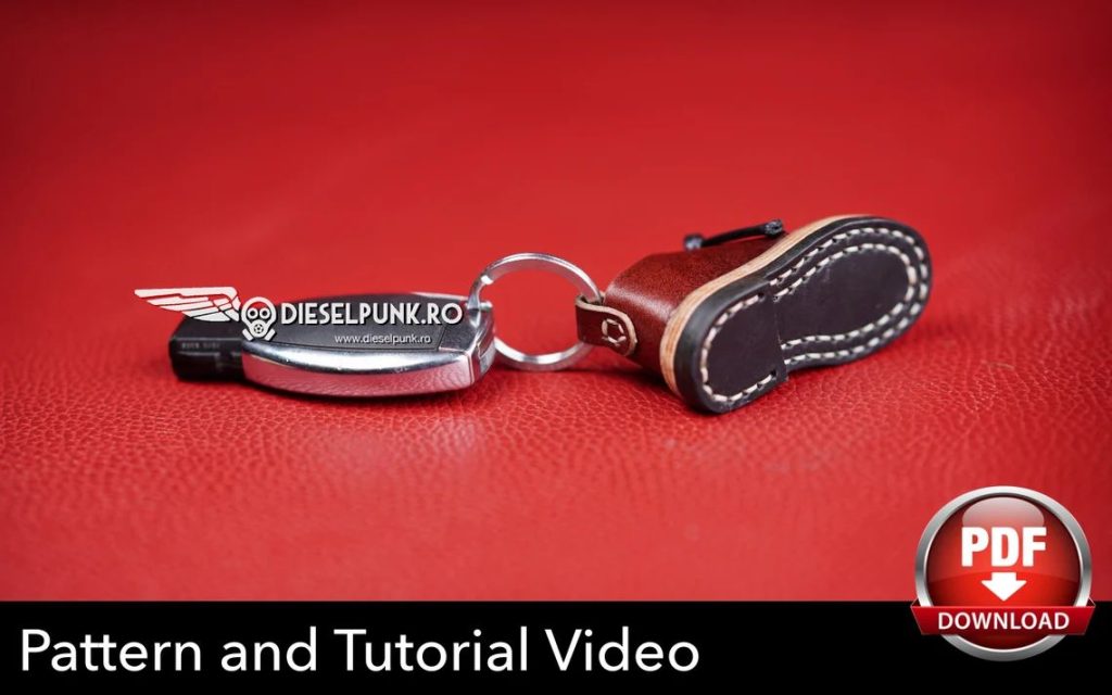 图片[1]-手工皮具图纸 鞋子挂件di155-皮艺果手工皮具图纸