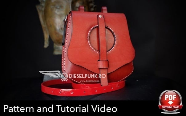 图片[2]-手工皮具图纸 腰挎包di162-皮艺果手工皮具图纸