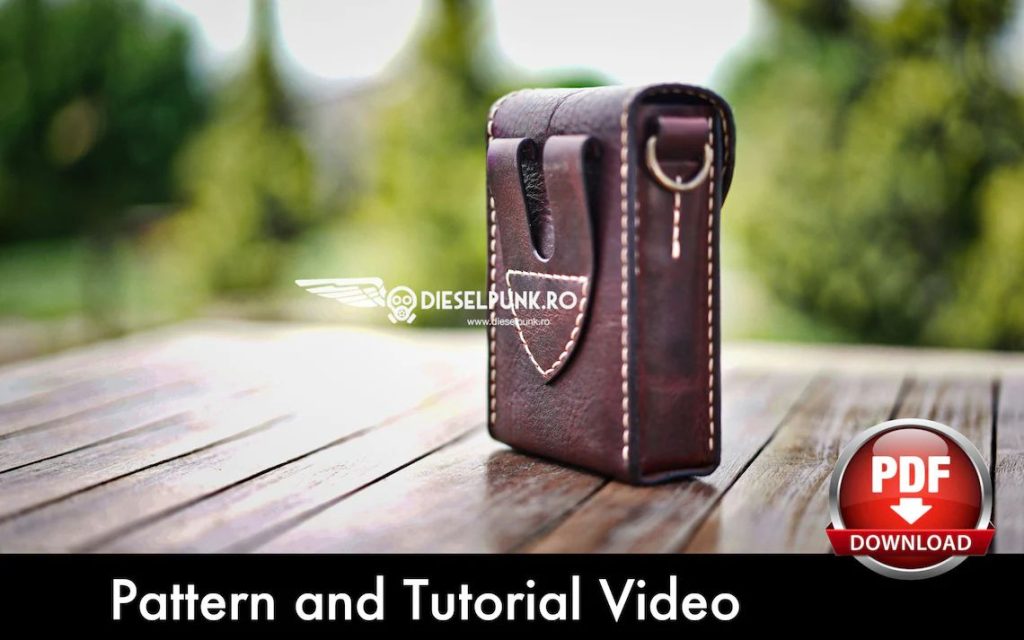 图片[2]-手工皮具图纸 烟斗包di164-皮艺果手工皮具图纸