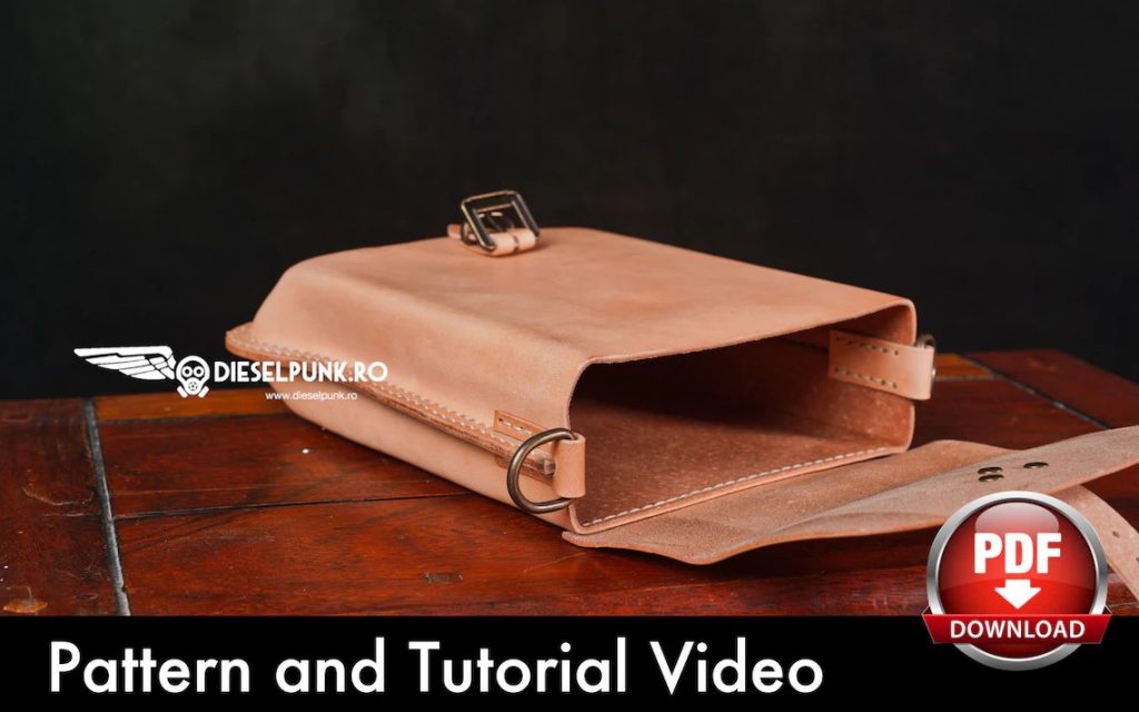 图片[2]-手工皮具图纸 斜挎包di167-皮艺果手工皮具图纸