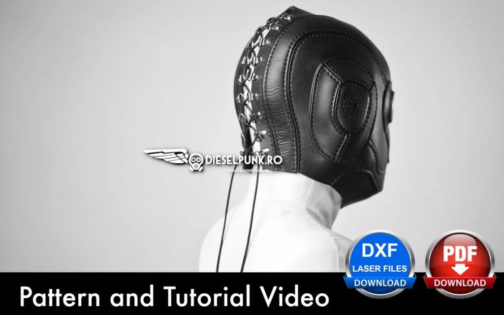 图片[3]-手工皮具图纸 外星人头盔di171-皮艺果手工皮具图纸